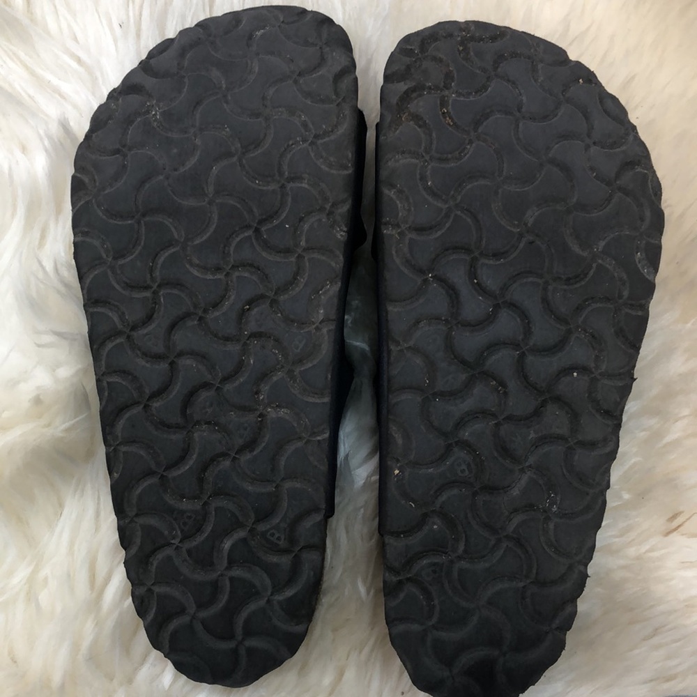 SOLD Navy blue Three Buckle Birkenstock Sandals 38 - Picture 6 of 9
